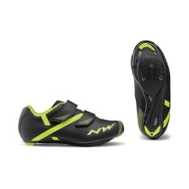 Chaussures Northwave Torpedo 2 noirra jaune Fluo para junior