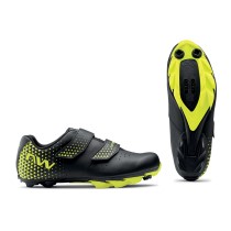 Chaussures Northwave SPIKE 3 VTT noir jaune Fluo