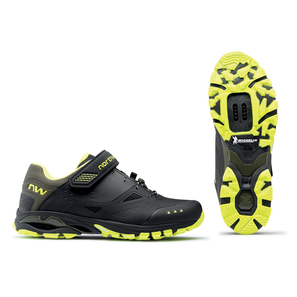 Chaussures Northwave SPIDER 3 VTT noir jaune Fluo