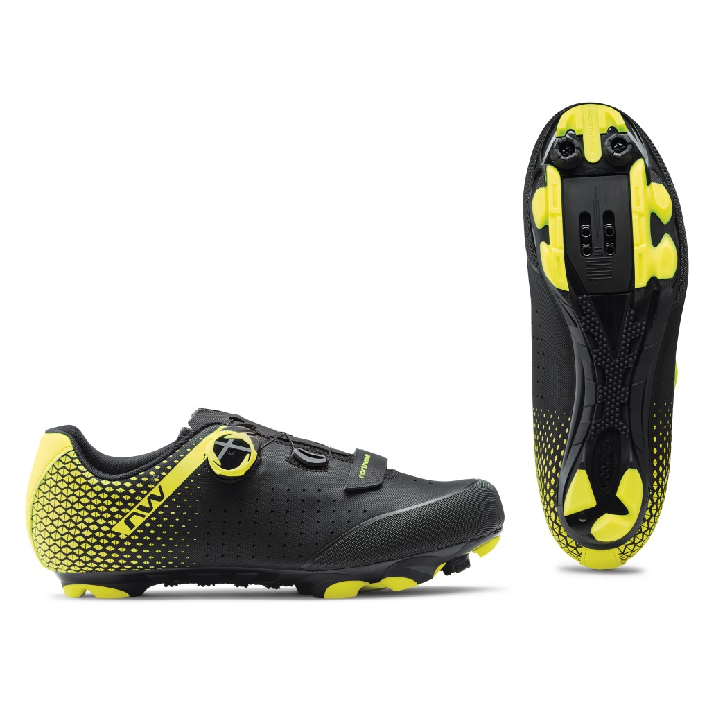 Chaussures Northwave ORIGIN PLUS 2 noir-jaune Fluo