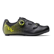 Zapatillas Northwave STORM CARBON 2 Negro-Amarillo Fluo