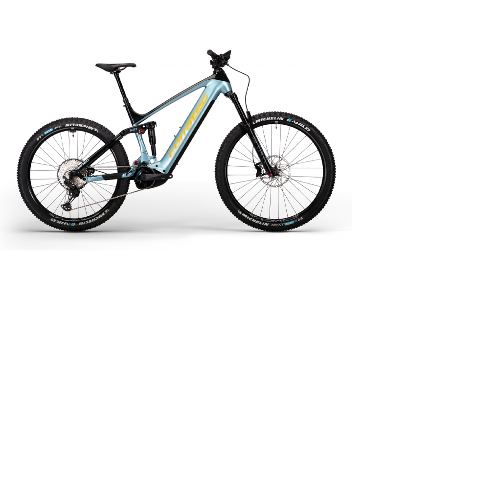 Bicicletas El�ctricas Corratec E-Power RS 160 CX7 LTD Tija Telesc�pica Azul-Negro-Amarillo