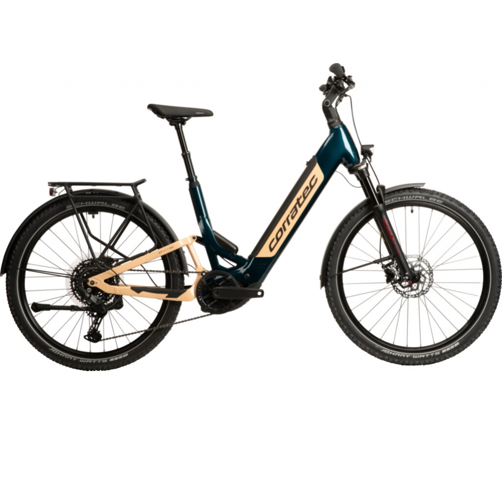 Bicicleta Elctrica CorratecE-Power MTC 100 Wave CX6 Petrol-Beig-Antracita