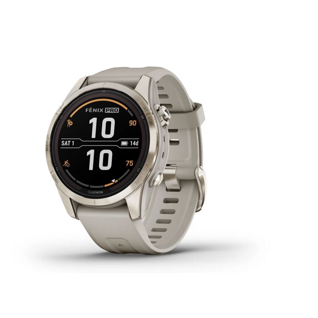 Garmin Fenix 7S Pro Solar Dorado