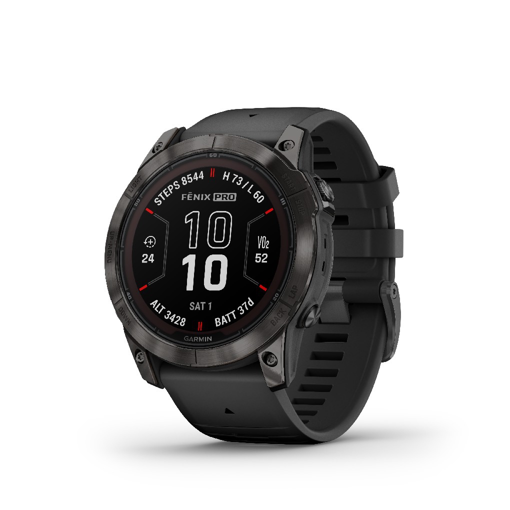 Garmin Fenix 7X Pro Solar Titanio Gris