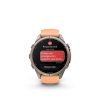 Garmin Fenix 9 Pro � inReach, 43mm Amoled Titanio correa silicona en salm�n/naranja
