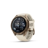 Garmin Fenix 9 Pro � inReach, 43mm Amoled Titanio correa silicona beige/gris
