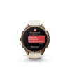 Garmin Fenix 9 Pro � inReach, 43mm Amoled Titanio correa silicona beige/gris