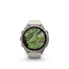 Garmin Fenix 9 Pro � inReach, 43mm Amoled Titanio correa silicona blanco
