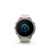 Garmin Fenix 9 Pro � inReach, 43mm Amoled Titanio correa silicona blanco