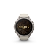 Garmin Fenix 9 Pro � inReach, 43mm Amoled Titanio correa silicona blanco