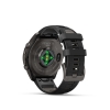 Garmin Fenix 9 Pro � inReach, 47mm Amoled Titanio revesti. de DLC gris carbon correa silicona negro