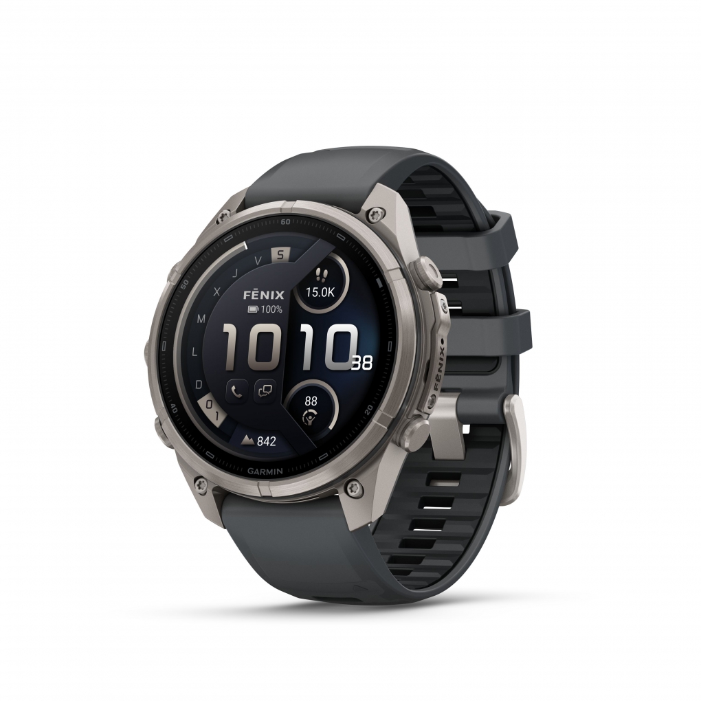 Garmin Fenix 9 Pro � inReach, 47mm Amoled Titanio correa silicona gris