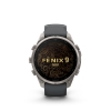 Garmin Fenix 9 Pro � inReach, 47mm Amoled Titanio correa silicona gris