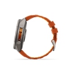 Garmiin Fenix 9 Pro � inReach, 51mm Amoled Titanio correa silicona naranja/naranja claro