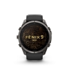 Garmin Fenix 9 Pro � inReach, 51mm Amoled Titanio revesti. de DLC gris carbon correa silicona negro