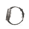 Fenix 9 Pro � inReach, Solar, 47mm Titanio correa silicona gris