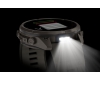 Fenix 9 Pro � inReach, Solar, 51mm Titanio correa silicona gris