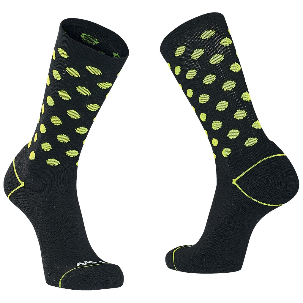 Calcetines Northwave CORE Negro Amarillo Fluo