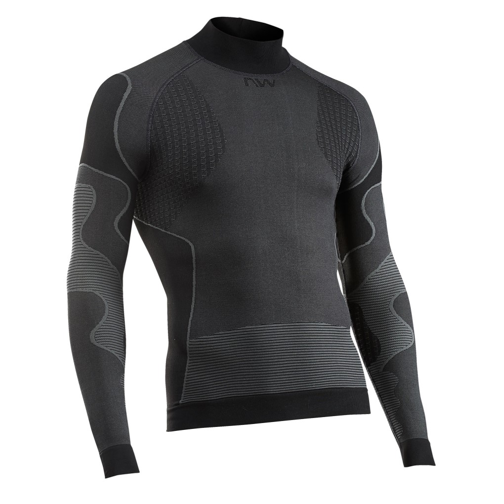Camiseta Int. m/l Northwave HIGH NECK REVOLUTION Negro