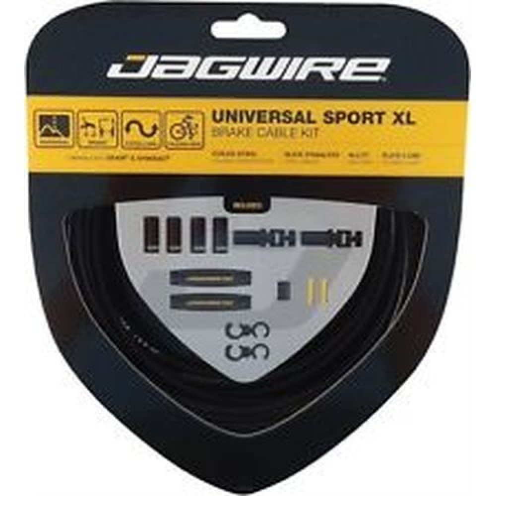 Kit XL frein Jagwire Cable/Housse Carretera/MTB Sram/Shimano noir