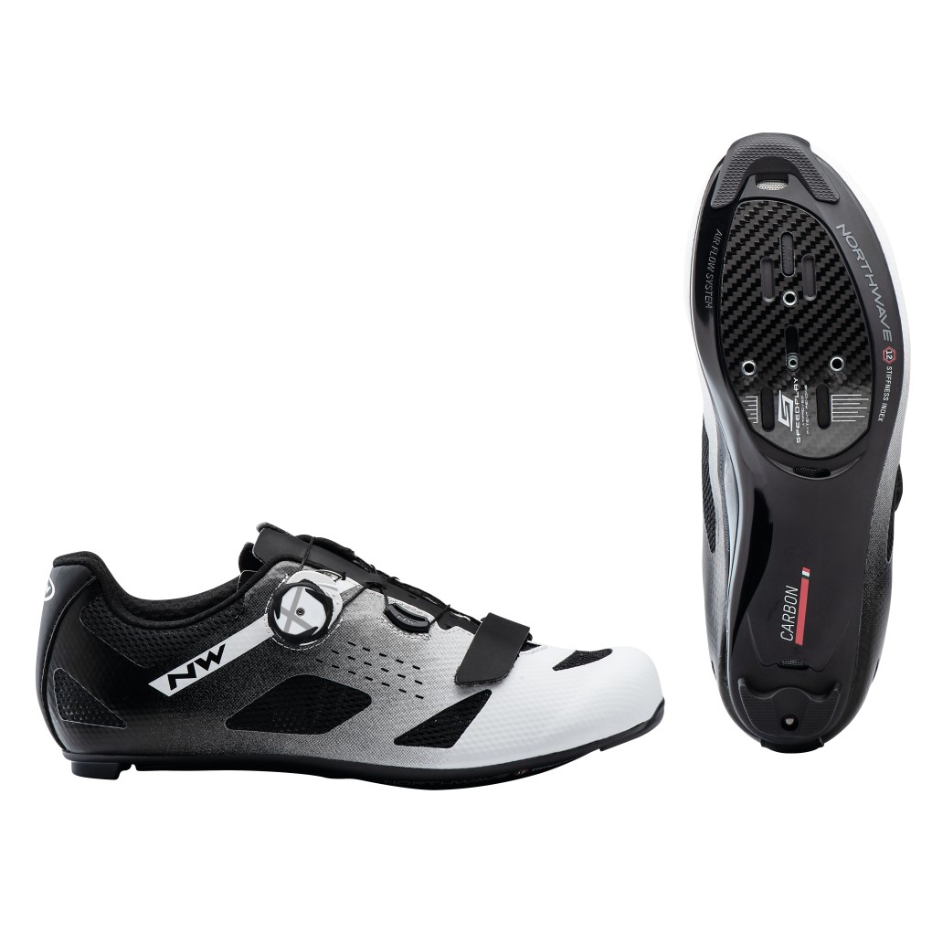 Chaussures Northwave STORM CARBON blanc-noir ROAD