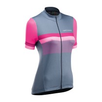 Maillots manches courtes ORIGIN WMN grise-Magenta NORTHWAVE