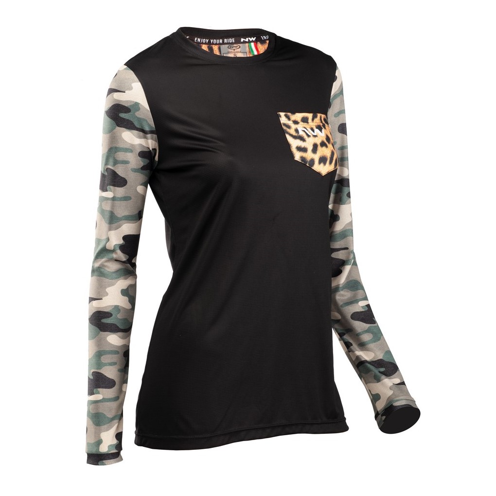 Maillot m/l WILD AM WOMAN Drop Negro