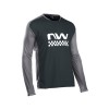 Maillot Northwave manche longues EDGE noir-grise Oscuro