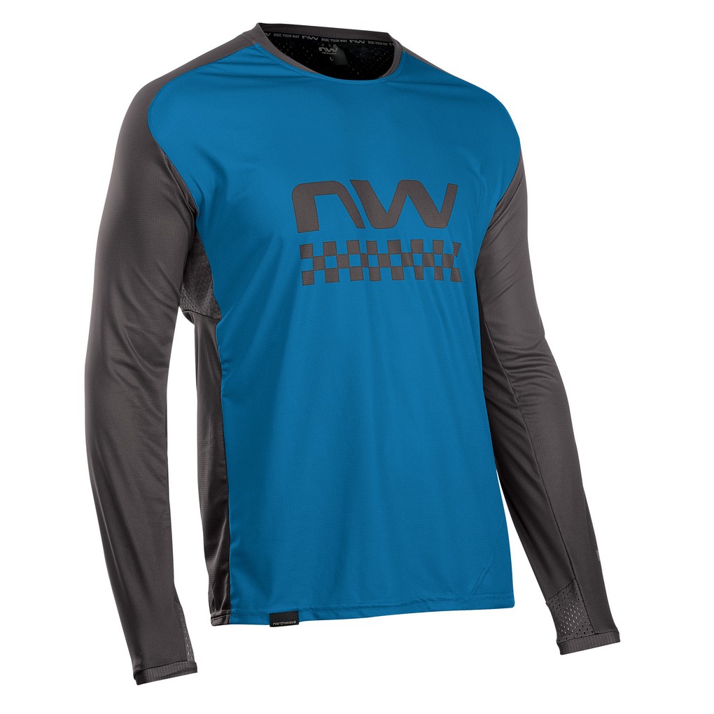 Maillot Northwave manche longues EDGE bleu-noir