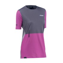 Maillot Northwave manche courte XTRAIL 2 WOMAN grise Oscuro-Rosa