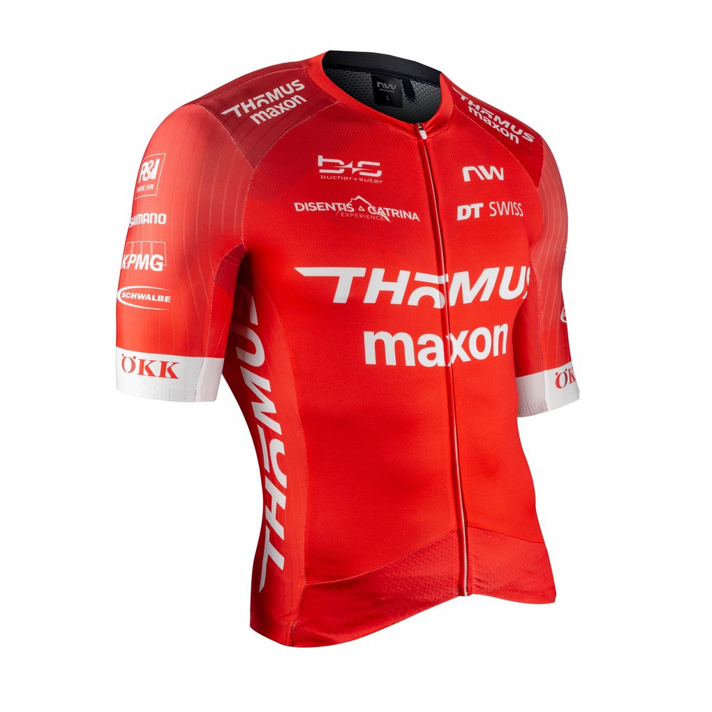 Maillot Team Replica Northwave manche courte PRO THOMUS rouge