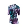 Maillot Northwave manche courte BLADE FLOWER WOMAN noir-turquoise