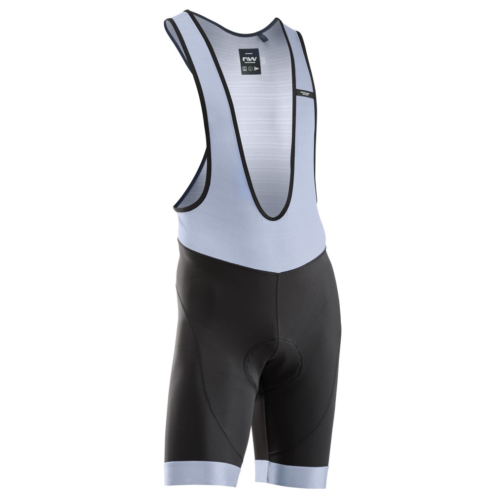 Culote Northwave con Tirantes ACTIVE EVO Negro-Gris Hielo