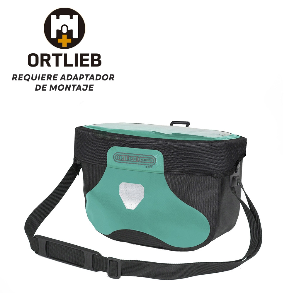 Sacoche Guidon Ortlieb Ultimate Six Free Sin Adapter 6,5L Lagoon