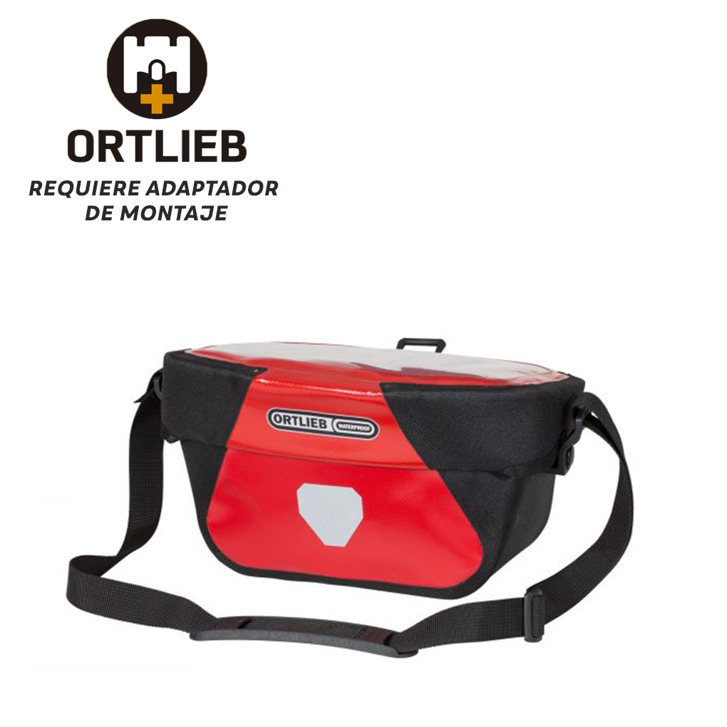 Bolsa Manillar Ortlieb Ultimate Sin Adaptador 5L Rojo Negro