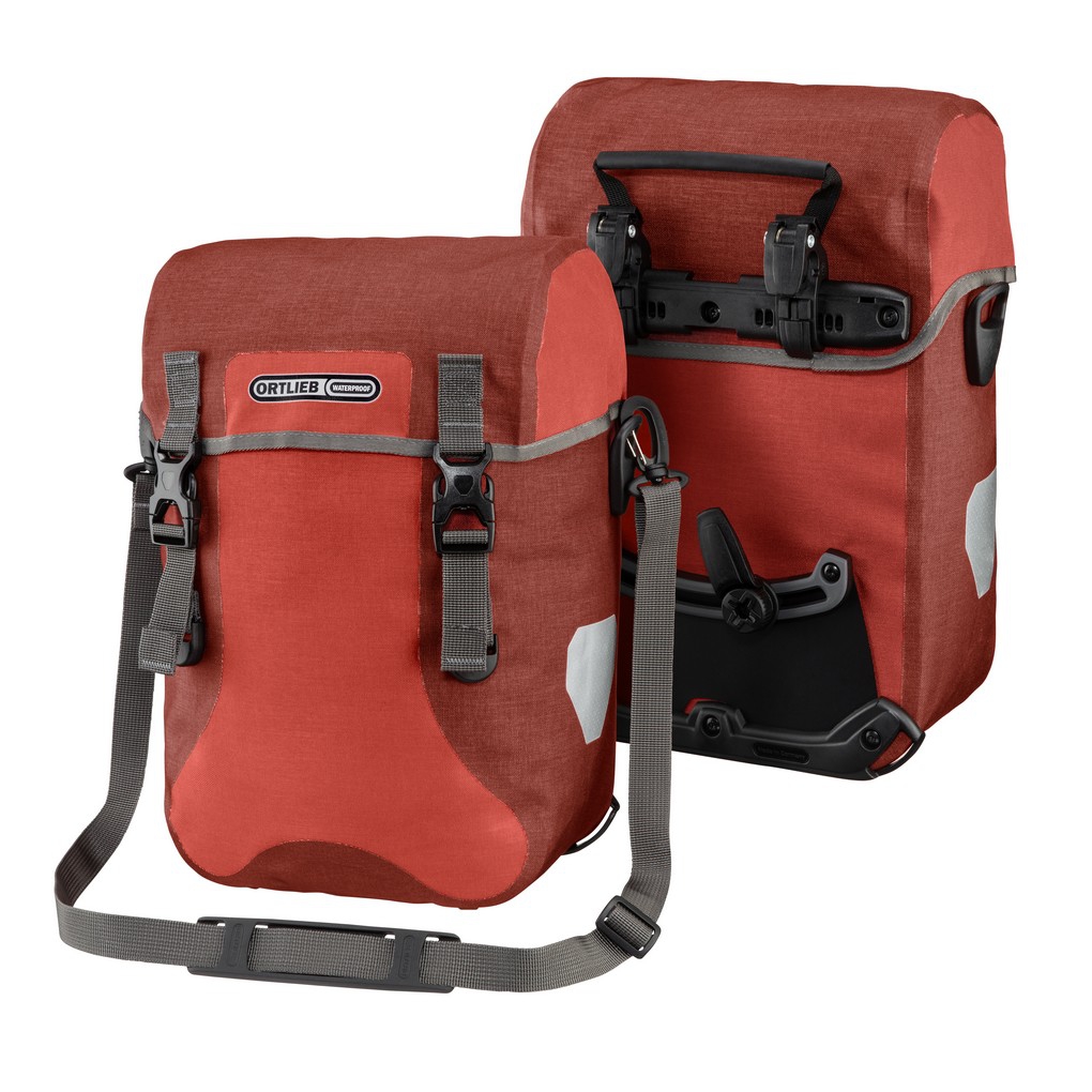 Alforjas Ortlieb SportPacker Plus QL2.1 par (2x)15L Dark Chilli