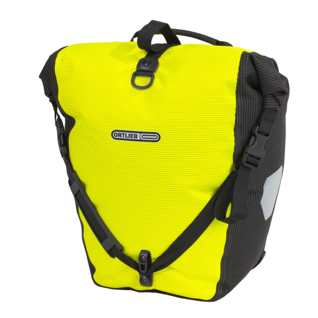 Alforja Ortlieb BackRoller High-Vis QL2.1 Individual 20L Amarillo Negro