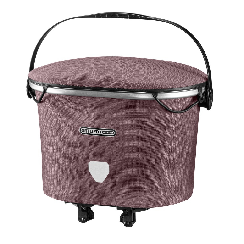 Cesta Trasera Ortlieb Urban Up Town Rack 17,5 L Rosa ceniza