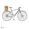 Paniers  vlo arrire Ortlieb UP-TOWN RACK CITY 17,5L Mustard