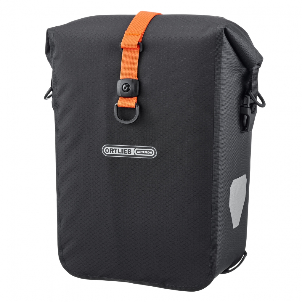 Alforjas Ortlieb Gravel Pack QL2.2 Individual 14,5l. Negro Mate