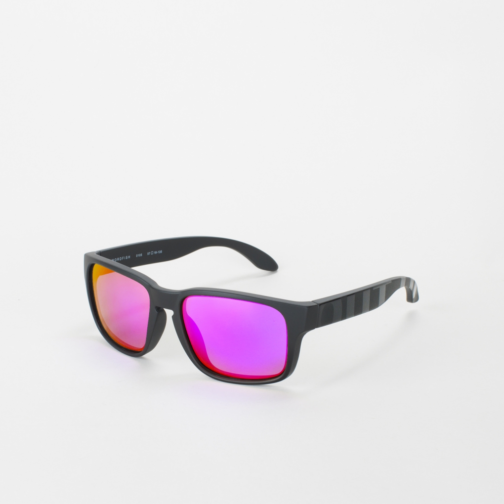 Gafas Deportivas Out Of Swordfish Negro Brillante-Mate Lente The One Loto