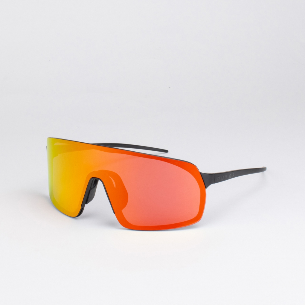 Gafas Deportivas Out Of Rams Logo Negro Lente Red MCI