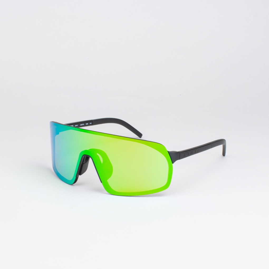 Gafas Deportivas Out Of Rams adapta Logo Blanco Lente Green MCI