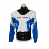 Maillot m/l PRO Crem Total Azul-Blanco