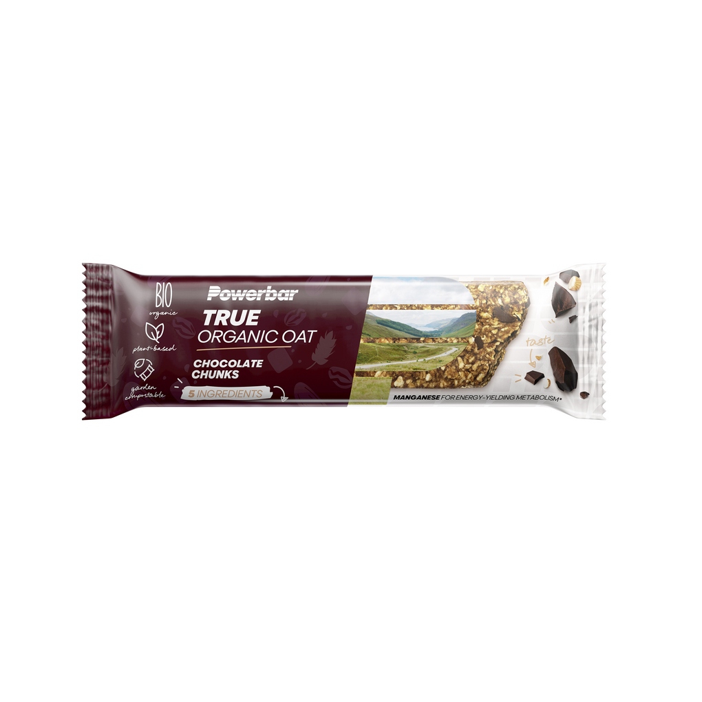 Barres Powerbar Protein True organiques OAT Chocolat Chunks 1 Unit