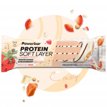 Barres Powerbar Protein Soft Layer White Choc Strawbwerry 12 Units de 40gr