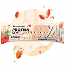 Barres Powerbar Protein Soft Layer White Choc Strawbwerry 1 Unit