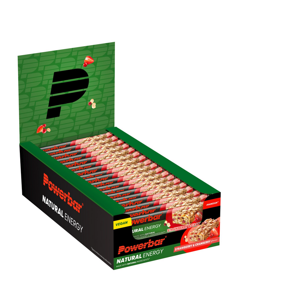 Barres PowerBar Natural Energy Framboise Croustillant 18 Units