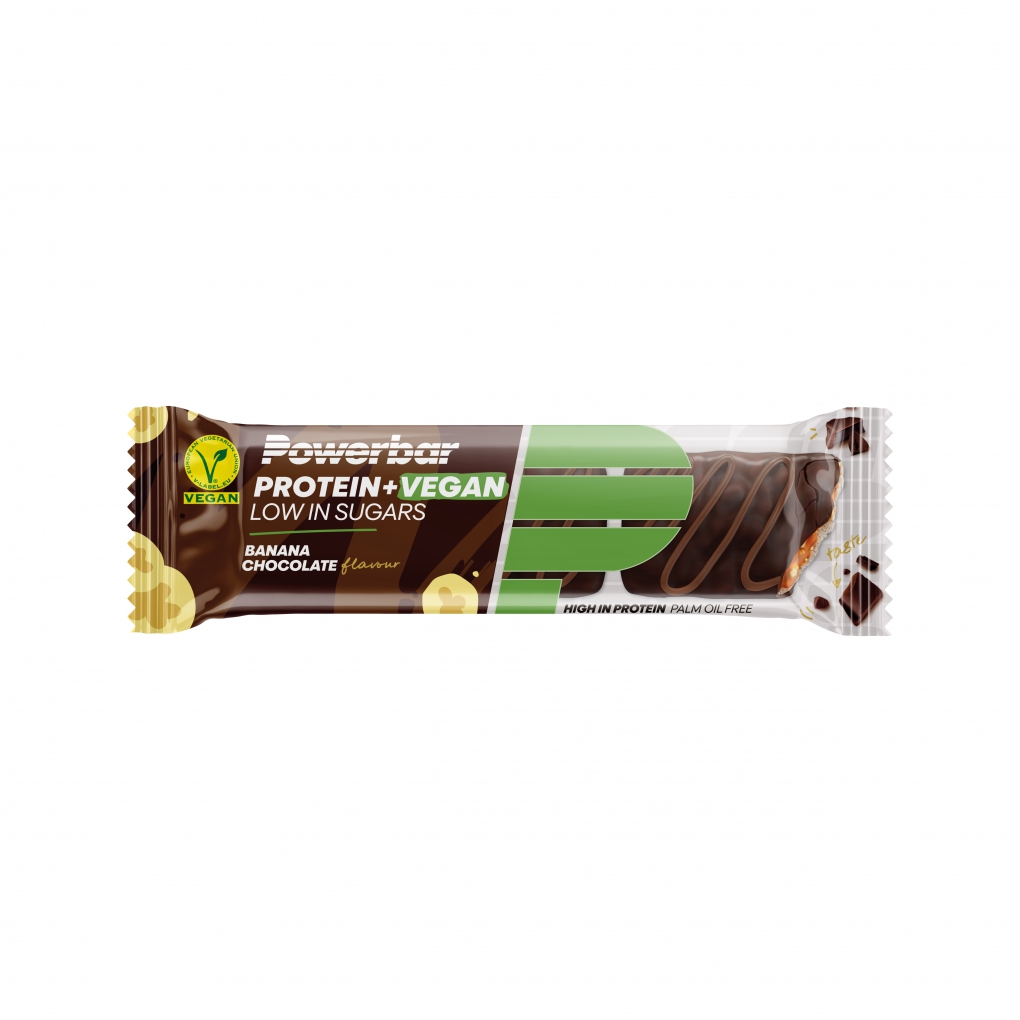 Barres PowerBar ProteinPlus Vegana Platano y Chocolat
